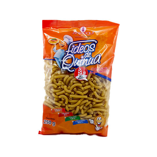 Fideos de Quinua tipo Tubitos